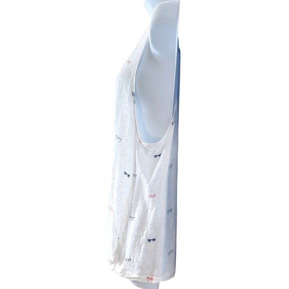 Rails Sleeveless Scoop Neck Racerback Top. Fun Sunglasses Multicolor Print. Sz M - Picture 3 of 8